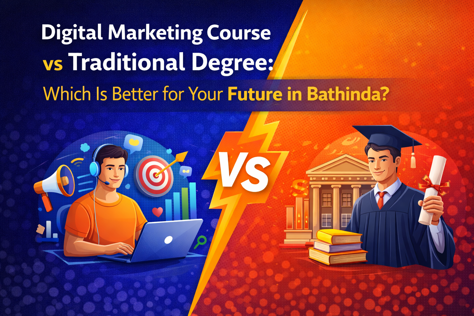 Digital Marketing Course vs Traditional Degree: Which Is Better for Your Future in Bathinda?