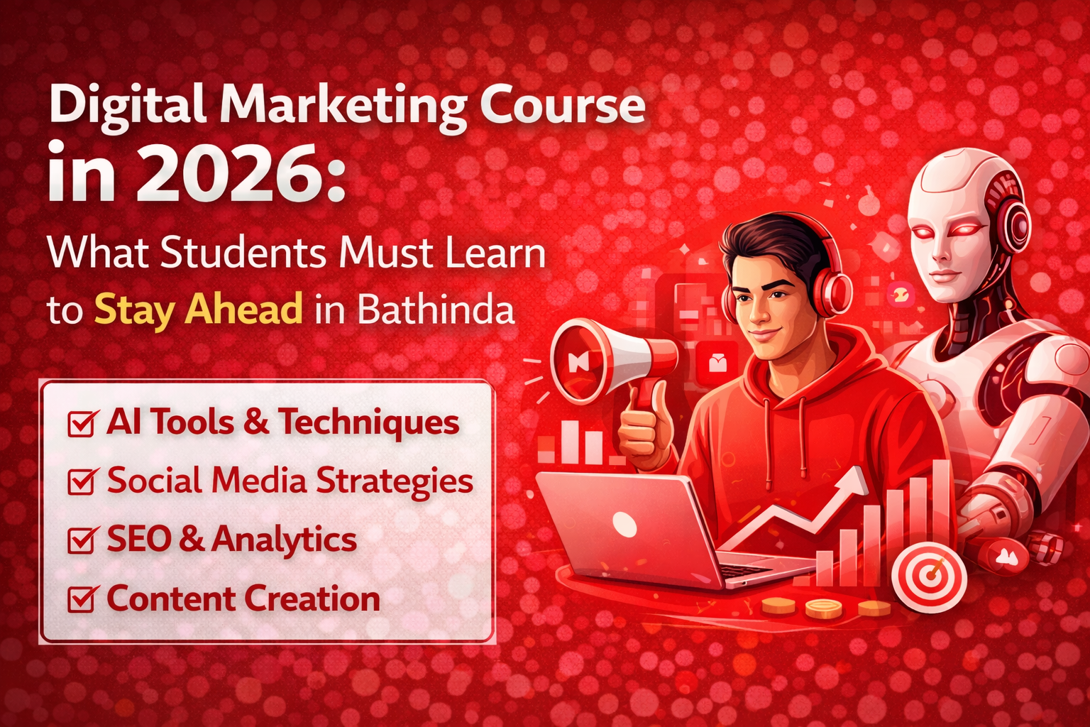 Digital Marketing Course in 2026: What Students Must Learn to Stay Ahead in Bathinda