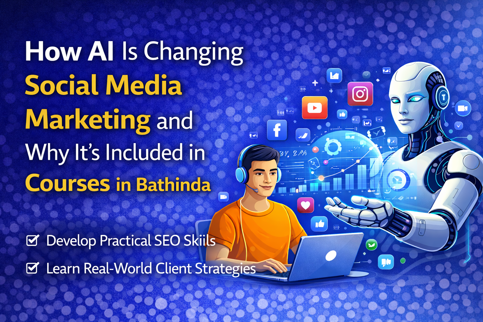 How AI is Changing Social Media Marketing and Why It’s Included in Courses in Bathinda